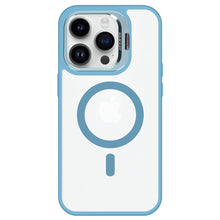Заредете изображение във визуализатора на галерията – Tel Protect Kickstand Magsafe Case for Iphone 15 Pro blue
