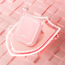 Заредете изображение във визуализатора на галерията – Joyroom power bank with USB C and Lightning cables and stand Cutie Series 10000mAh 22.5W pink (JR-L008)
