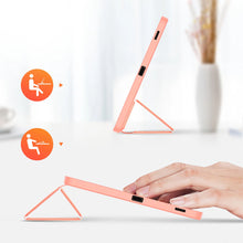 Заредете изображение във визуализатора на галерията – Dux Ducis Domo eco-leather case with stand for Samsung Tab S9 FE+ - pink
