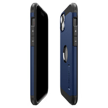 Заредете изображение във визуализатора на галерията – Spigen Tough Armor MagSafe, navy blue - iPhone 15
