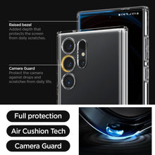 Заредете изображение във визуализатора на галерията – Spigen Ultra Hybrid S case for Samsung Galaxy S24 Ultra - transparent

