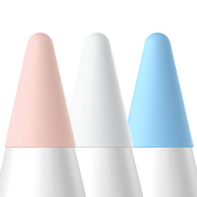 Заредете изображение във визуализатора на галерията – Baseus replaceable silicone tips for a stylus 12pcs. white / blue / pink (soft)
