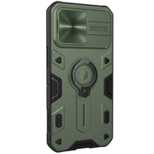 Заредете изображение във визуализатора на галерията – Nillkin CamShield Armor TPU+PC for Iphone 13 Pro green

