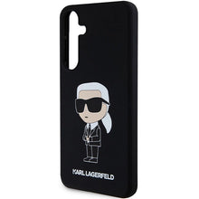 Заредете изображение във визуализатора на галерията – Karl Lagerfeld Silicone Ikonik case for Samsung Galaxy S24 - black
