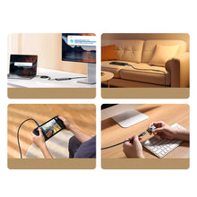 Заредете изображение във визуализатора на галерията – Baseus High Definition Series USB-C (male) / USB-C (female) 10Gb/s cable 1m - black
