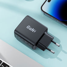 Заредете изображение във визуализатора на галерията – Fast charger GaN 35W PD 2x USB C Acefast A49 - black
