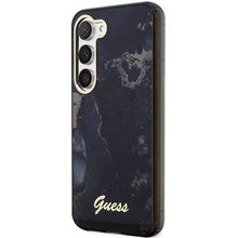 Заредете изображение във визуализатора на галерията – Guess GUHCS23MHTMRSK S23+ S916 black/black hardcase Golden Marble Collection

