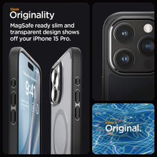 Заредете изображение във визуализатора на галерията – Spigen ULTRA HYBRID MAG MAGSAFE IPHONE 15 PRO FROST BLACK
