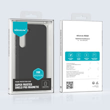 Заредете изображение във визуализатора на галерията – Nillkin Super Frosted Shield Pro Magnetic Case for Samsung Galaxy S23+ with MagSafe armored cover black
