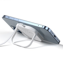 Заредете изображение във визуализатора на галерията – Duzzona 3in1 universal wireless charger for smartphones (Qi, MagSafe), Apple Watch and Airpods 15W white (W7)

