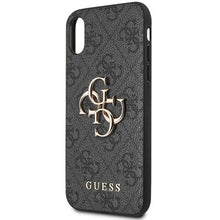 Заредете изображение във визуализатора на галерията – Original Case GUESS 4G Big Metal Logo GUHCPX4GMGGR for Iphone X/ Xs grey
