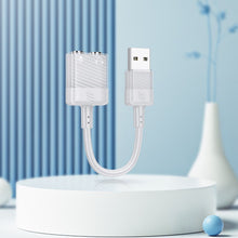 Заредете изображение във визуализатора на галерията – HOCO adaptor AUX USB to 2x Jack 3,5mm (female) Spirit LS37 grey
