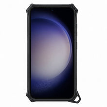 Заредете изображение във визуализатора на галерията – Samsung Rugged Gadget Case for Samsung Galaxy S23 Rugged Cover Ring Holder Stand gray (EF-RS911CBEGWW)

