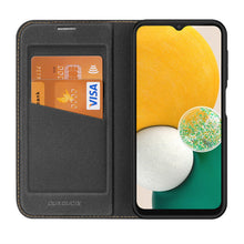Заредете изображение във визуализатора на галерията – Dux Ducis Skin X2 case Samsung Galaxy A14 5G flip case wallet stand black
