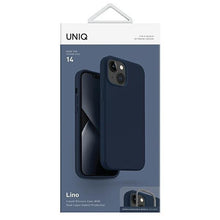 Заредете изображение във визуализатора на галерията – Uniq case Lino iPhone 14 6.1" blue/marine blue
