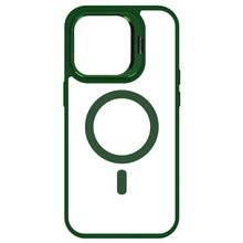 Заредете изображение във визуализатора на галерията – Tel Protect Kickstand Magsafe Case for Iphone 14 Pro green
