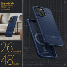 Заредете изображение във визуализатора на галерията – CASEOLOGY PARALLAX MAG MAGSAFE IPHONE 15 PRO MAX MIDNIGHT BLUE
