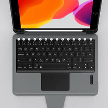 Заредете изображение във визуализатора на галерията – Nillkin Keyboard Armor Case for iPad 10.2'' 2021 / 2020 / 2019 Bluetooth Keyboard Black
