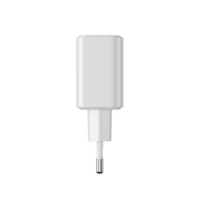 Заредете изображение във визуализатора на галерията – Joyroom JR-TCF05 20W USB-C / USB-A Fast Dual Port Wall Charger - White + USB-C - Lightning 1m
