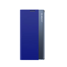Заредете изображение във визуализатора на галерията – New Sleep View Case for Samsung S24 with flap - blue
