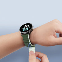 Заредете изображение във визуализатора на галерията – Universal Magnetic Samsung Galaxy Watch 3 45mm / S3 / Huawei Watch Ultimate / GT3 SE 46mm Dux Ducis Strap (22mm LD Version) - Green
