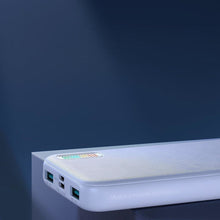 Заредете изображение във визуализатора на галерията – Joyroom power bank 10000mAh Dazzling Series 22.5W white (QP194)
