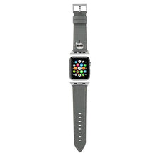 Заредете изображение във визуализатора на галерията – Watch strap for apple watch silicone karl lagerfeld saffiano kh 38/40mm klawmokhg silver - TopMag
