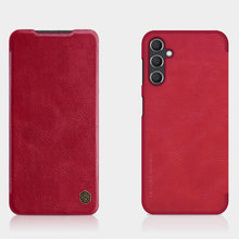 Заредете изображение във визуализатора на галерията – Nillkin Qin Leather case leather case with a flap wallet red
