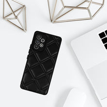 Заредете изображение във визуализатора на галерията – Leather 3D Case for Samsung Galaxy A53 5G design 3 black
