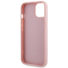 Заредете изображение във визуализатора на галерията – Original Case GUESS Rhinestone Triangle hardcase GUHCP14SHDGTPP for Iphone 14 pink

