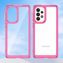 Заредете изображение във визуализатора на галерията – Outer Space Case for Samsung Galaxy A33 5G cover with a flexible frame pink
