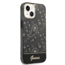 Заредете изображение във визуализатора на галерията – Original faceplate гръб  guess guhcp14mhgbnhk за iphone 14 plus (electro cam paisley / black)
