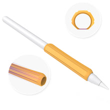 Заредете изображение във визуализатора на галерията – Stoyobe Silicone Holder silicone holder for Apple Pencil 1 / Apple Pencil 2 / Huawei M-Pencil orange
