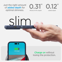 Заредете изображение във визуализатора на галерията – Spigen ultra hybrid гръб за iphone 14 pro navy blue - TopMag
