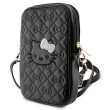 Заредете изображение във визуализатора на галерията – Hello Kitty Quilted Bows Strap bag - black

