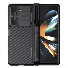 Заредете изображение във визуализатора на галерията – Nillkin CamShield Fold Case for Samsung Galaxy Z Fold 5 5G black (pen holder)
