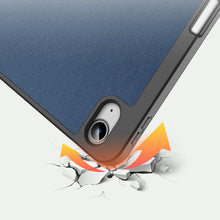Заредете изображение във визуализатора на галерията – Dux Ducis Domo case iPad 10.9'' 2022 (10 gen.) smart cover stand blue
