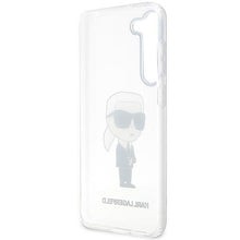 Заредете изображение във визуализатора на галерията – Karl Lagerfeld KLHCS23MHNIKTCT S23+ S916 transparent hardcase Ikonik Karl Lagerfeld
