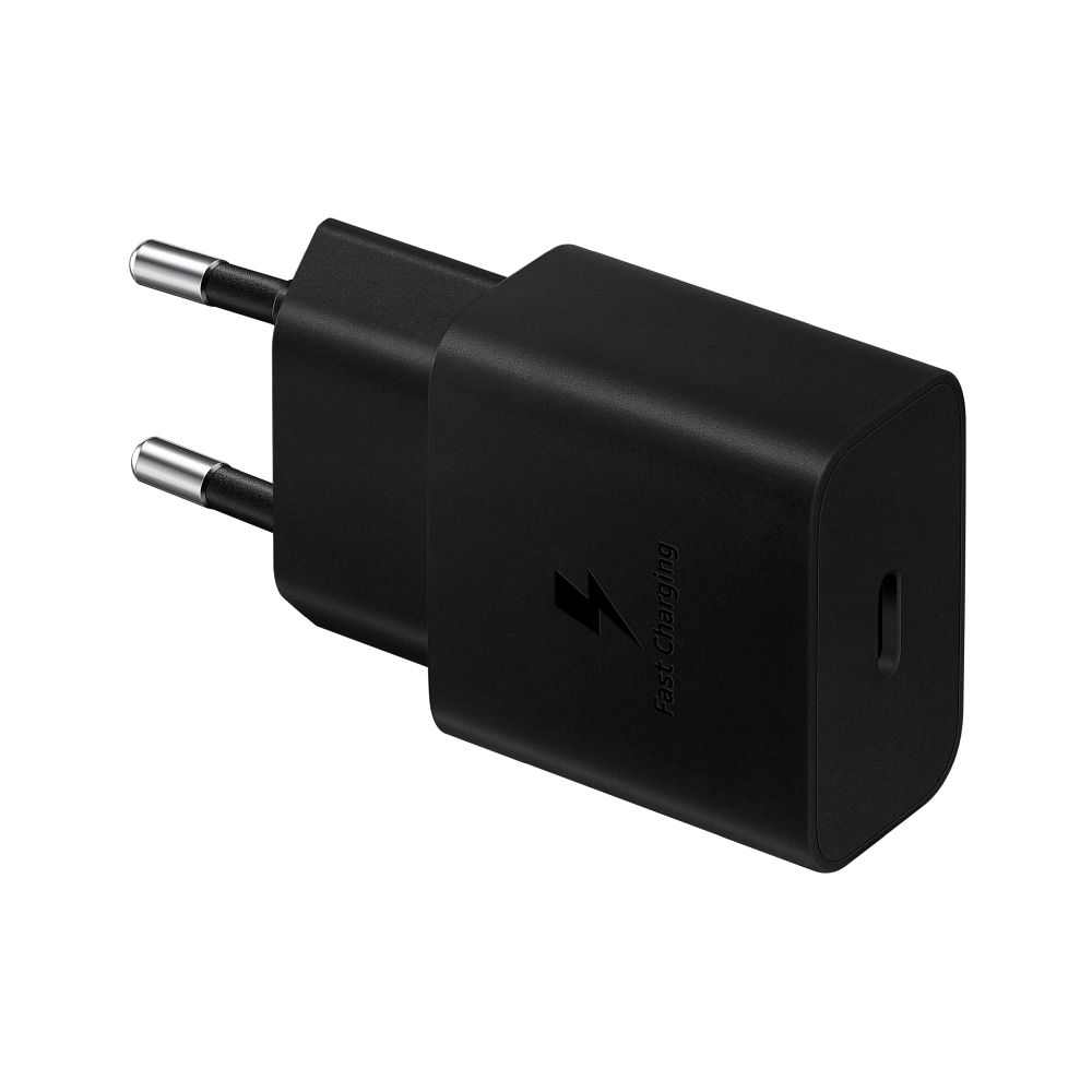 Original wall charger samsung fast charger ep-t1510xbegeu usb typ c 2a 15w black blister - TopMag