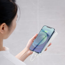 Заредете изображение във визуализатора на галерията – Baseus Bipow Fast Charging Power Bank 20000mAh 20W Black (Overseas Edition) + USB-A - Micro USB 0.25m Black Cable (PPBD050501)
