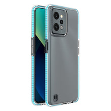 Заредете изображение във визуализатора на галерията – Spring Case for Realme C31 silicone cover with frame light blue
