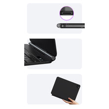 Заредете изображение във визуализатора на галерията – Baseus Brilliance bluetooth keyboard case iPad Pro 11'' (2018) / iPad Air 4 10.9'' / iPad Air 5 10.9'' / iPad 10 10.9'' (2022) magnetic flip stand gray
