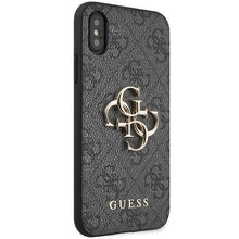 Заредете изображение във визуализатора на галерията – Original Case GUESS 4G Big Metal Logo GUHCPX4GMGGR for Iphone X/ Xs grey
