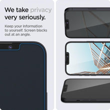 Заредете изображение във визуализатора на галерията – TEMPERED GLASS Spigen GLAS.TR "EZ FIT" 2-PACK IPHONE 13 PRO
