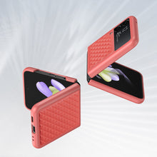 Заредете изображение във визуализатора на галерията – Dux Ducis Venice case for Samsung Galaxy Z Flip 4 leather case red
