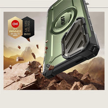 Заредете изображение във визуализатора на галерията – Supcase UB XT Mag case with MagSafe for Samsung Galaxy S24 Ultra - green
