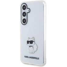 Заредете изображение във визуализатора на галерията – Original Pouch KARL LAGERFELD hardcase IML Choupette KLHCS24MHNCHTCT for Samsung Galaxy S24 Plus transparent
