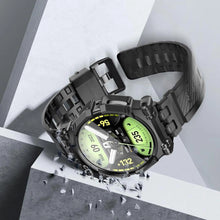 Заредете изображение във визуализатора на галерията – IBLSN ArmorBox Supcase Set Case, Strap and Glass for Samsung Galaxy Watch 4/5/6 (44 mm) - Black

