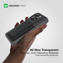 Заредете изображение във визуализатора на галерията – Amazing Thing Titan Pro Mag Wallet Case IP156.1PTWBK for Iphone 15 Pro black with stand
