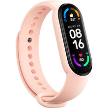 Заредете изображение във визуализатора на галерията – Wristband for Xiaomi Mi Band 5/6/7 light pink
